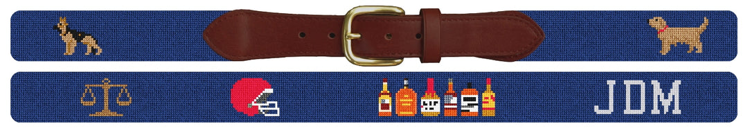 Custom Needlepoint Belt