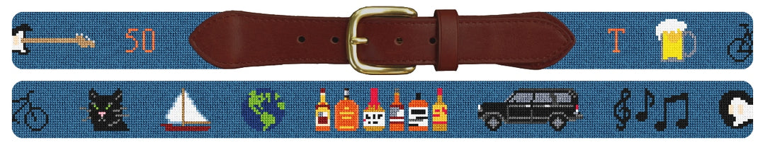 Custom Needlepoint Belt