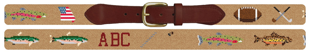 Custom Needlepoint Belt