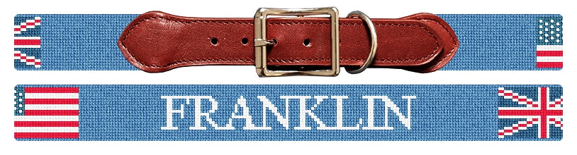 Custom Needlepoint Dog Collar