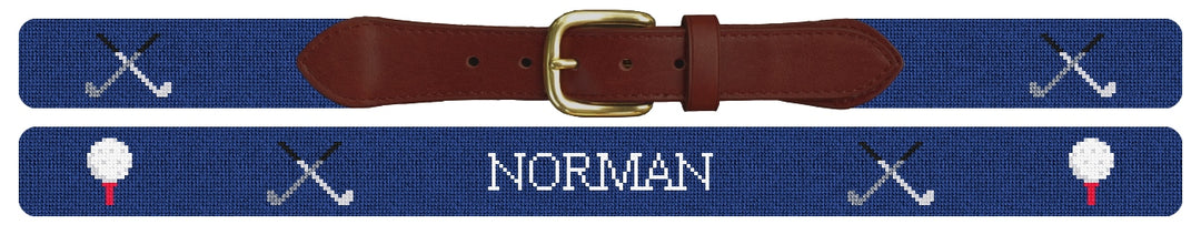 Custom Needlepoint Belt
