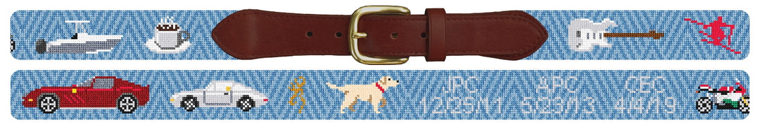 Custom Needlepoint Belt