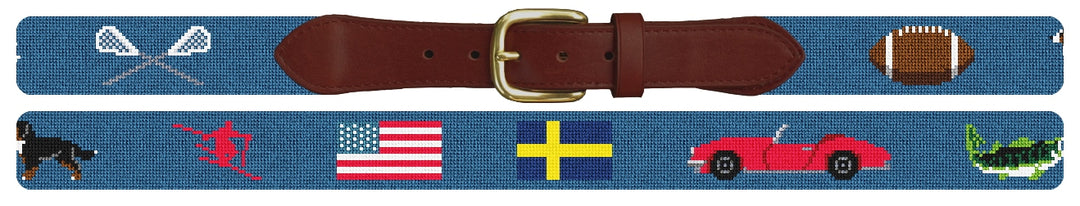 Custom Needlepoint Belt