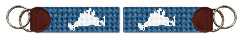 Custom Needlepoint Key Fob