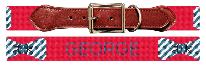 Custom Needlepoint Dog Collar