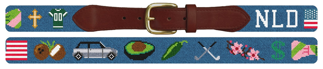 Custom Needlepoint Belt