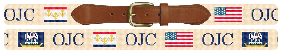 Custom Needlepoint Belt