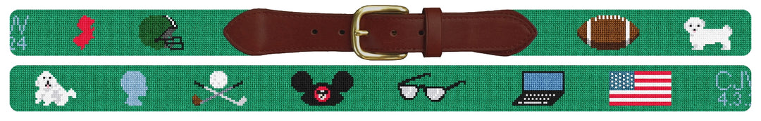Custom Needlepoint Belt