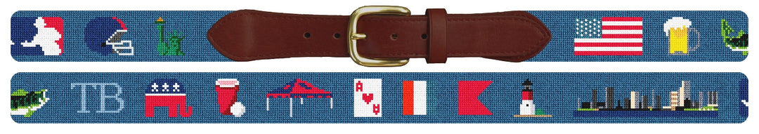 Custom Needlepoint Belt