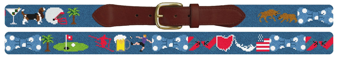Custom Needlepoint Belt