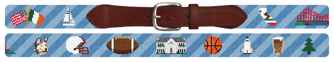 Custom Needlepoint Belt