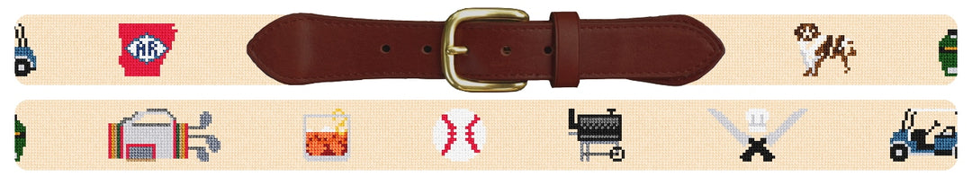 Custom Needlepoint Belt