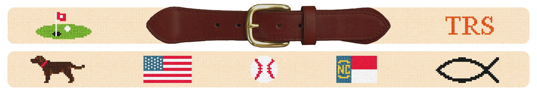 Custom Needlepoint Belt
