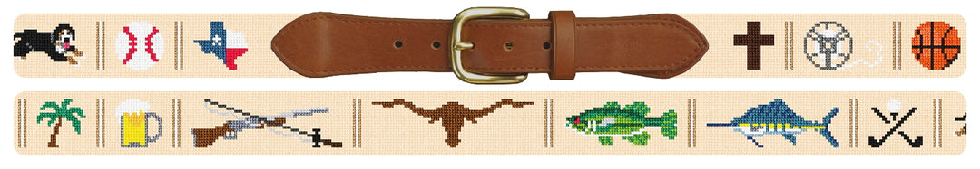 Custom Needlepoint Belt