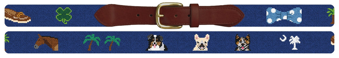 Custom Needlepoint Belt
