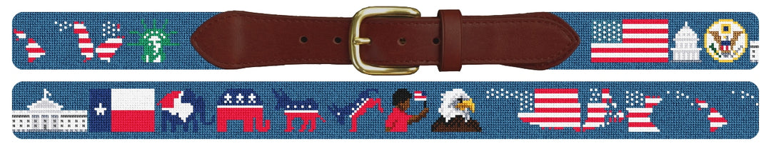 Custom Needlepoint Belt