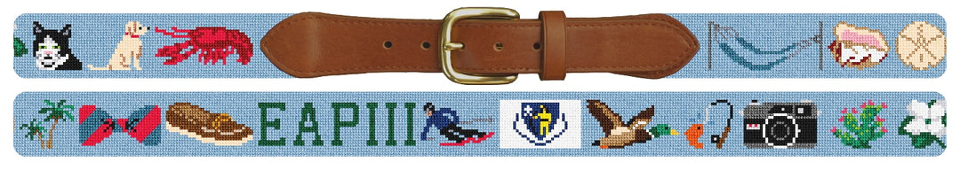 Custom Needlepoint Belt