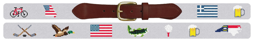 Custom Needlepoint Belt