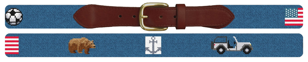 Custom Needlepoint Belt
