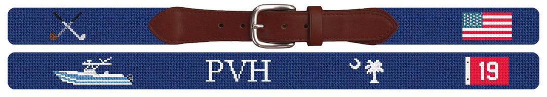 Custom Needlepoint Belt