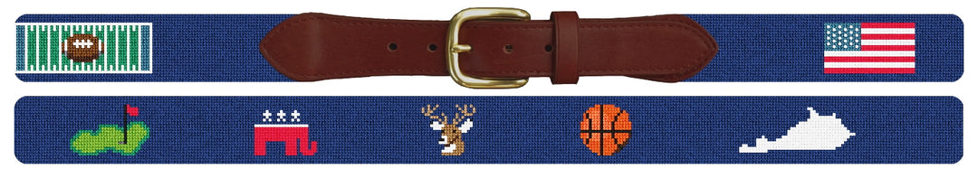 Custom Needlepoint Belt
