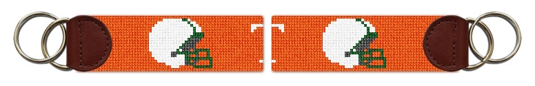 Custom Needlepoint Key Fob