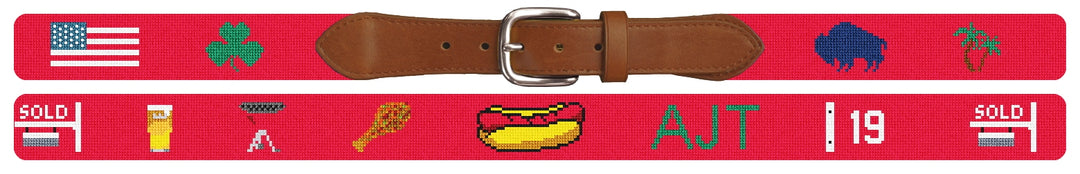 Custom Needlepoint Belt