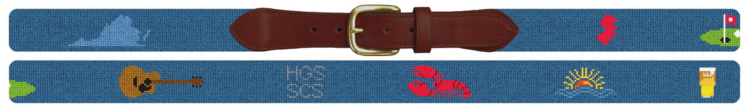 Custom Needlepoint Belt