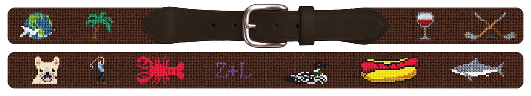 Custom Needlepoint Belt
