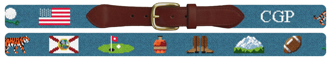 Custom Needlepoint Belt