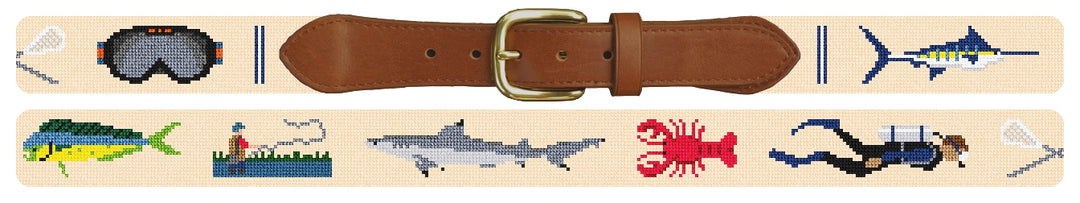 Custom Needlepoint Belt