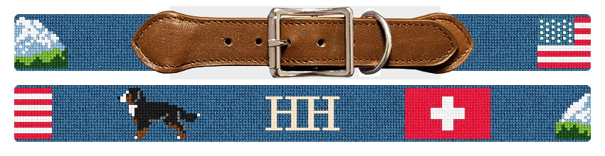 Custom Needlepoint Dog Collar