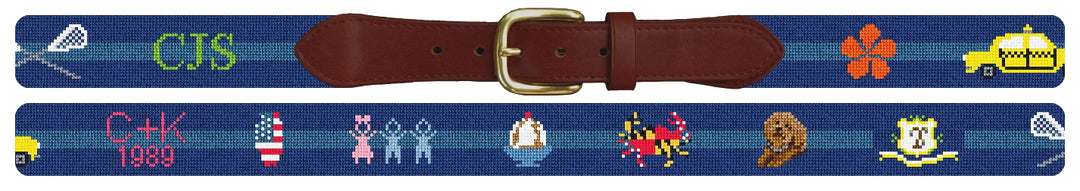 Custom Needlepoint Belt
