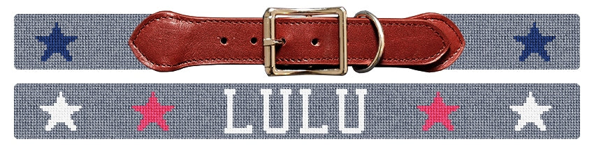 Custom Needlepoint Dog Collar
