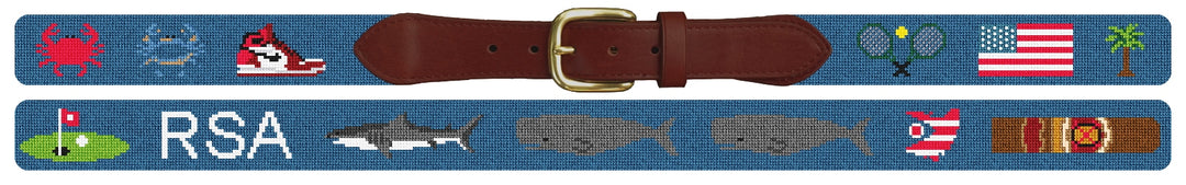 Custom Needlepoint Belt