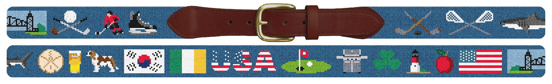 Custom Needlepoint Belt