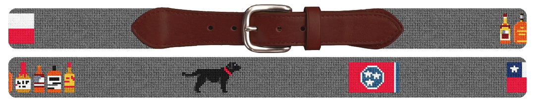 Custom Needlepoint Belt