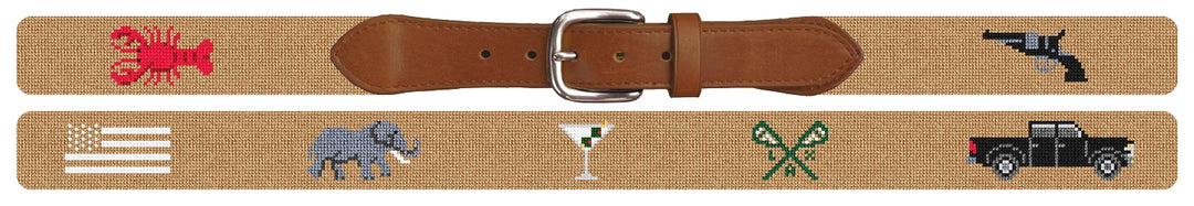 Custom Needlepoint Belt
