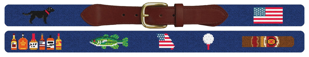 Custom Needlepoint Belt