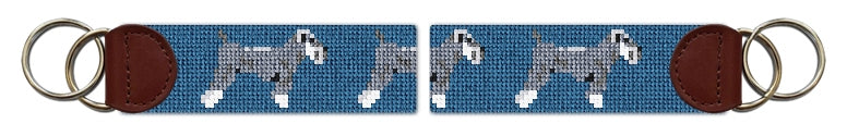 Custom Needlepoint Key Fob