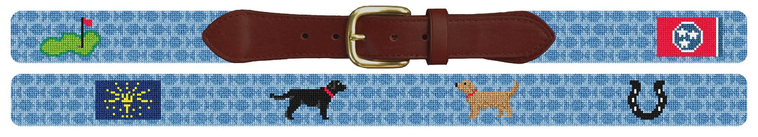 Custom Needlepoint Belt