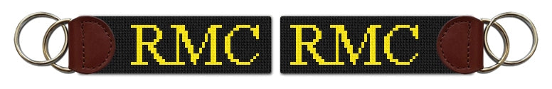 Custom Needlepoint Key Fob
