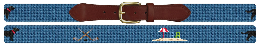 Custom Needlepoint Belt