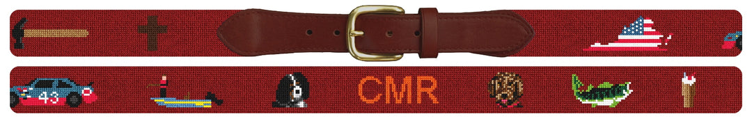 Custom Needlepoint Belt