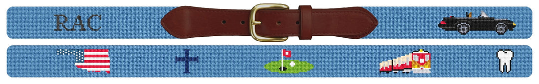 Custom Needlepoint Belt