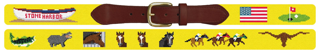 Custom Needlepoint Belt
