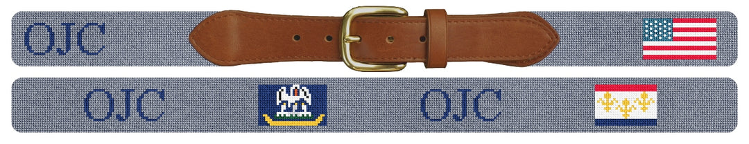 Custom Needlepoint Belt