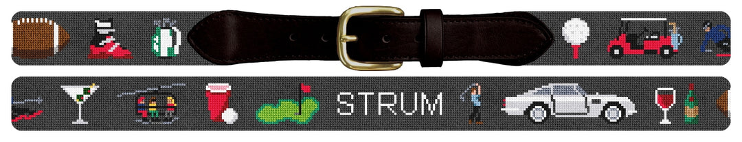 Custom Needlepoint Belt