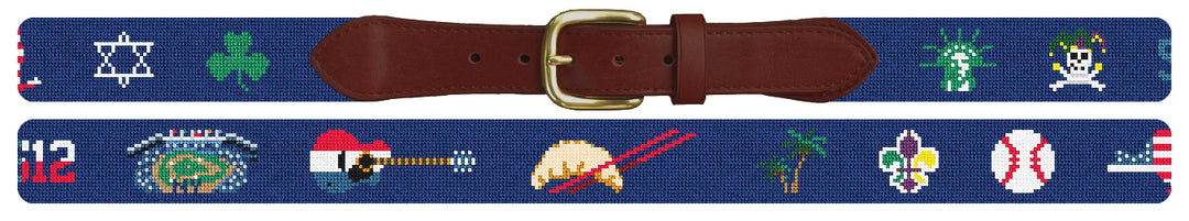 Custom Needlepoint Belt
