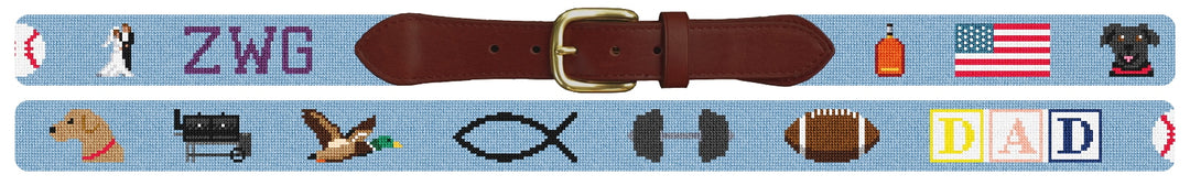 Custom Needlepoint Belt